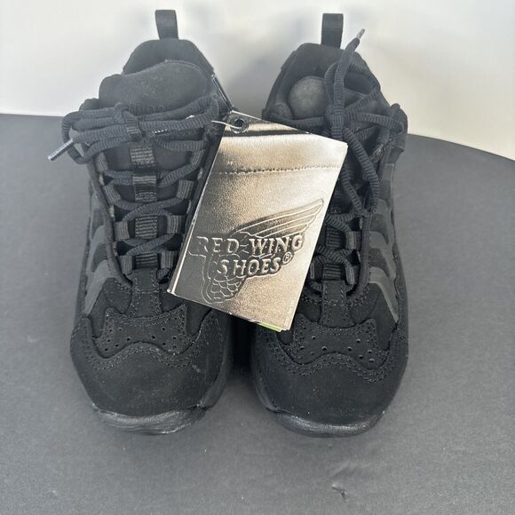 Red Wing 2351 Womens Black Leather Work Sneaker Steel Toe Shoe Size 6.5 B (8/08) - Picture 1 of 16